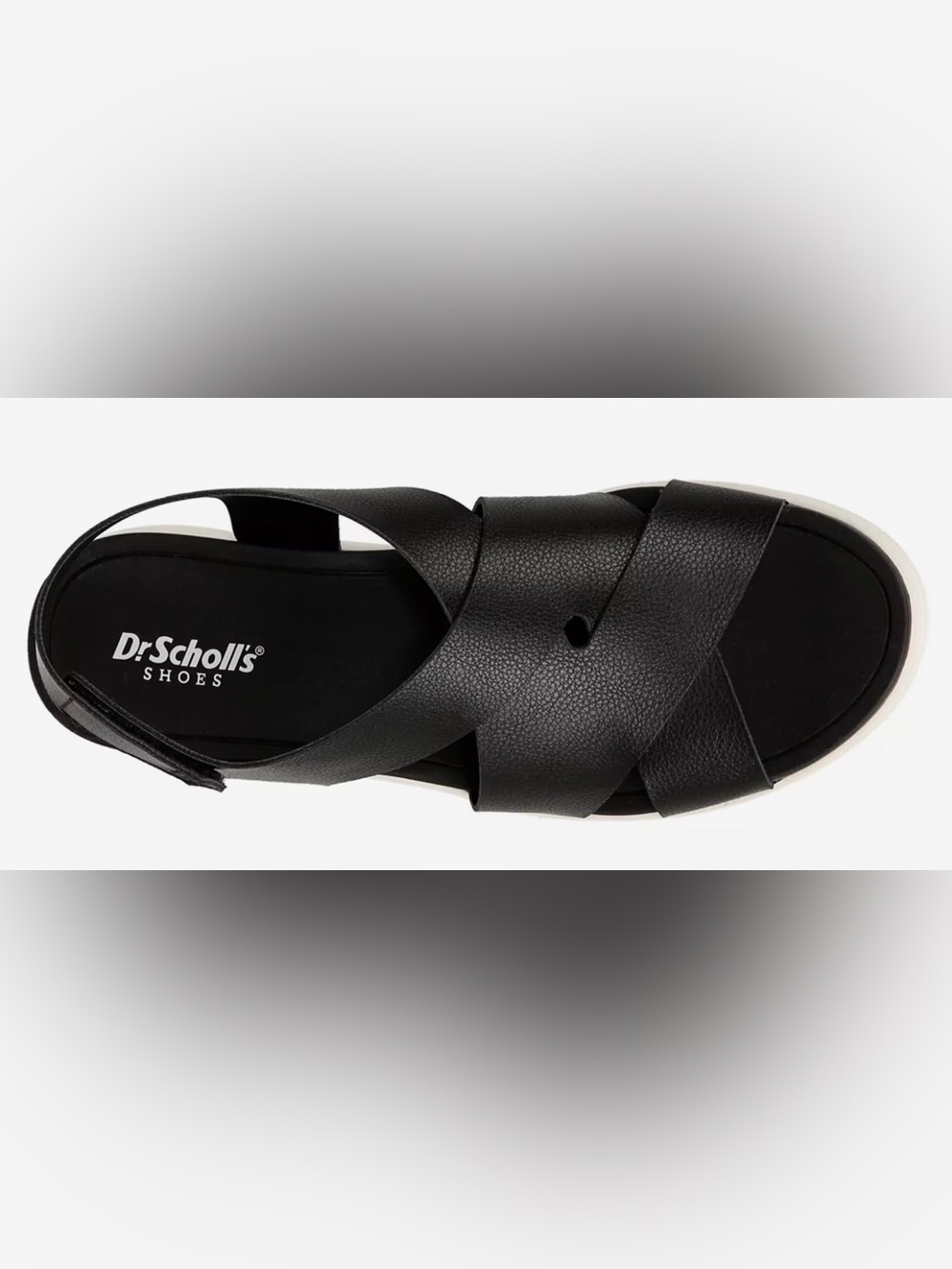 Dr. Scholl's Black “Time Off Sea” Wedge Sandals - Size 8 - NWOT